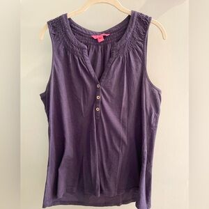 Lilly Pulitzer Navy Tank Top / Size L